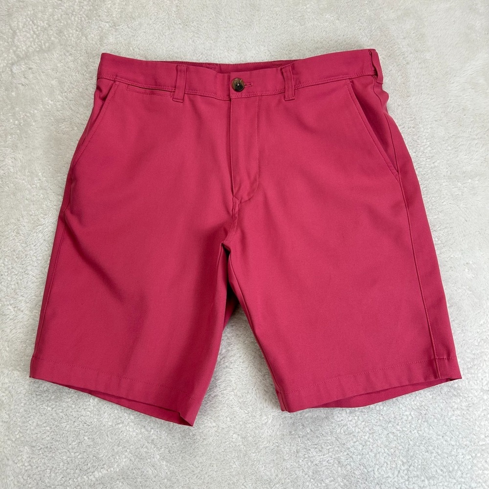 Mizzen+Main 9" Baron Shorts Mens 30W Sailors Red Performance Stretch Lightweight